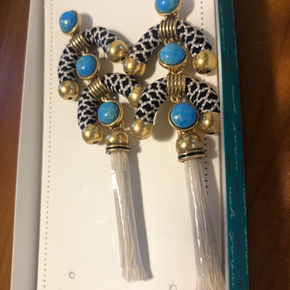 Drop earrings.